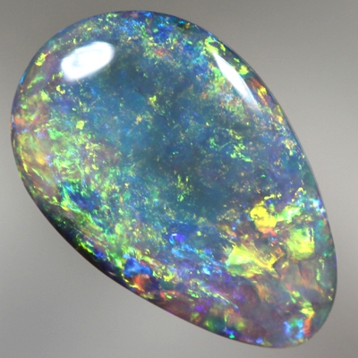 SOLID SEMI BLACK OPAL Never ending colour moves brightly  With VIDEO